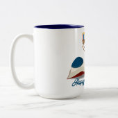 Tasse 2 Couleurs Yom Kippour (Gauche)