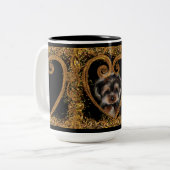 Tasse 2 Couleurs Yorkie Poo (Devant gauche)