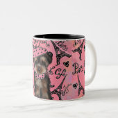 TASSE 2 COULEURS YORKIE POO (Devant droit)