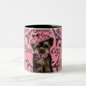 TASSE 2 COULEURS YORKIE POO (Centre)