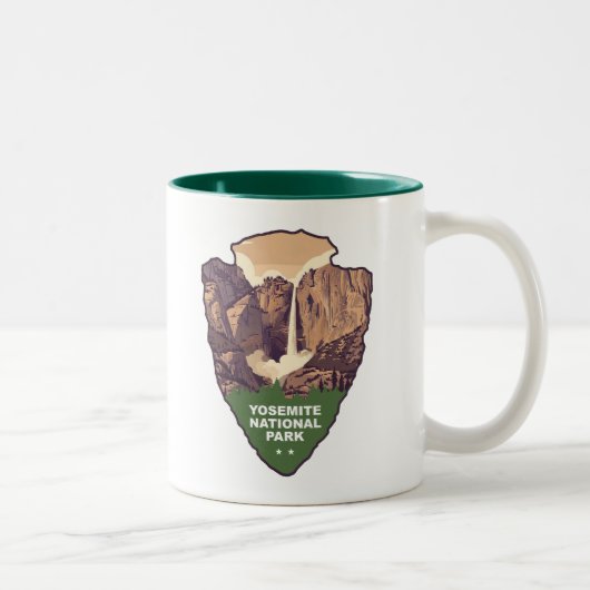 Tasse 2 Couleurs Yosemite National Park Bridalveil Fall Arrowhead (Droit)