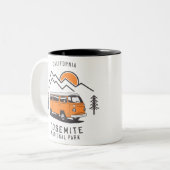 Tasse 2 Couleurs Yosemite Park Road Trip (Devant gauche)