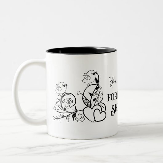 Tasse 2 Couleurs You And Me Forever (Gauche)