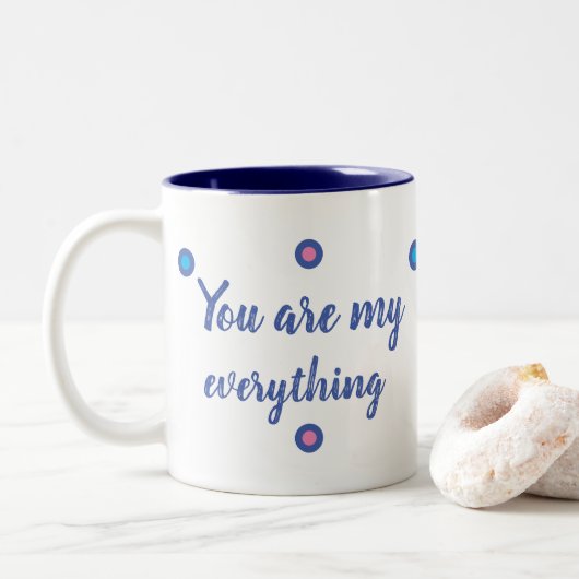 Tasse 2 Couleurs You are my everything (Avec donut)