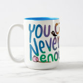 Tasse 2 Couleurs You can never have enough teacups (Gauche)