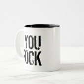 Tasse 2 Couleurs You Rock (Devant gauche)