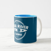 Tasse 2 Couleurs Yuba River California Kayak (Devant droit)