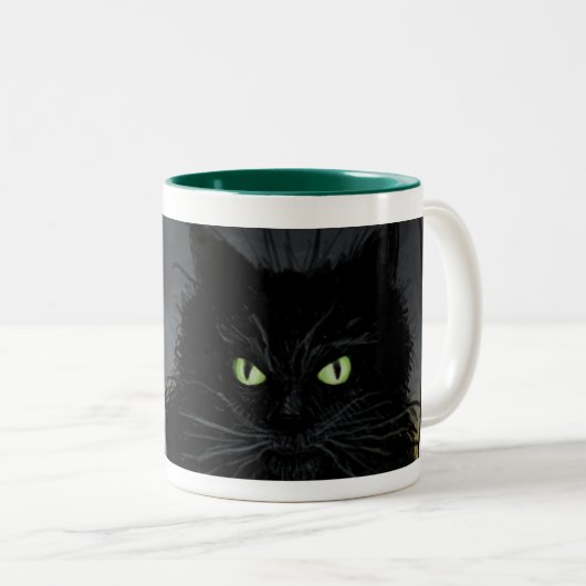 Tasse 2 Couleurs Yule Cat (Devant droit)