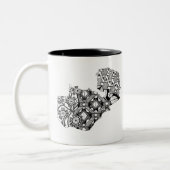Tasse 2 Couleurs Zambie (Gauche)