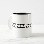 Tasse 2 Couleurs Zazzle CupZZZ, ZZZ, ZZZZZ, zzzzzzzzzzzz (Devant gauche)