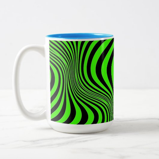 Tasse 2 Couleurs Zebra Skin Print Texture Motif-88488 (Gauche)