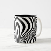 Tasse 2 Couleurs Zebra Skin Print Texture Motif-88488 (Devant droit)