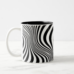 Tasse 2 Couleurs Zebra Skin Print Texture Motif-88488