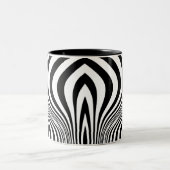 Tasse 2 Couleurs Zebra Skin Print Texture Motif-88488 (Centre)