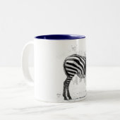 Tasse 2 Couleurs Zèbre (Devant gauche)