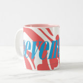 Tasse 2 Couleurs Zèbre LtPink (Devant gauche)