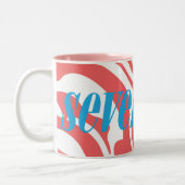 Tasse 2 Couleurs Zèbre LtPink (Gauche)