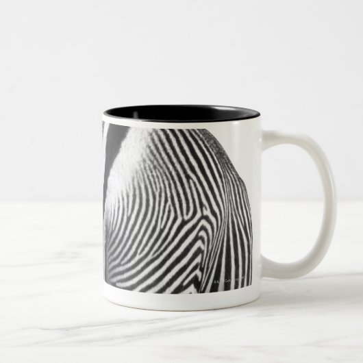 Tasse 2 Couleurs Zèbre tournant autour (Droit)