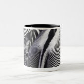 Tasse 2 Couleurs Zèbre tournant autour (Centre)