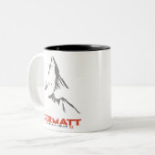 Tasse 2 Couleurs Zermatt, Valais, Suisse (Devant gauche)