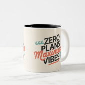 Tasse 2 Couleurs Zéro plan, maximum de vidéos (Devant droit)