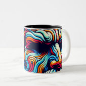 TASSE 2 COULEURS ZÉUS (Devant droit)