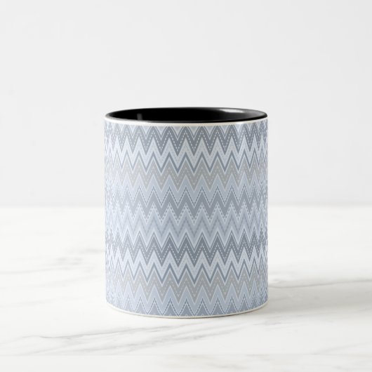 Tasse 2 Couleurs Zigzag bleu clair (Centre)