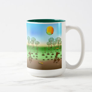 Tasse 2 Couleurs Zinglees ~ Arbres