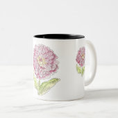 Tasse 2 Couleurs Zinnia éclate (Devant droit)