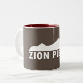 Tasse 2 Couleurs Zion National Park Utah S'Il Vous Plaît (Devant gauche)