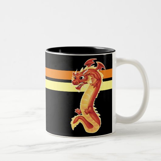 Tasse 2 Couleurs Zippy Dragon (Droit)
