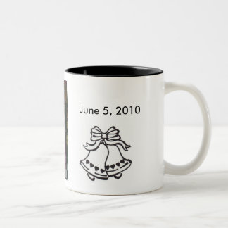 Tasse 2 Couleurs zme et Danny, mariage-cloche-avec… - Customisé