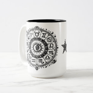 Tasse 2 Couleurs Zodiac Arcana — Les Douze Signes par BurnsInHell