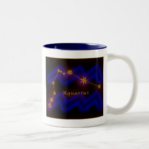 Tasse 2 Couleurs Zodiaque - Verseau