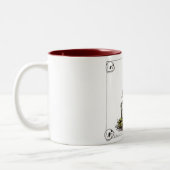 Tasse 2 Couleurs Zombi de stylo (Gauche)