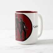Tasse 2 Couleurs Zombie (Devant droit)