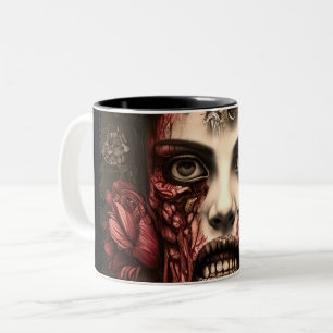 Tasse 2 Couleurs Zombie Babe 02
