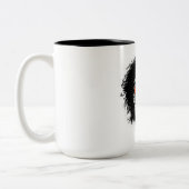 Tasse 2 Couleurs ZOMBIE Yeux Orange (Gauche)