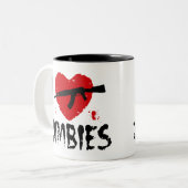 Tasse 2 Couleurs Zombies (Devant gauche)