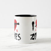 Tasse 2 Couleurs Zombies (Centre)