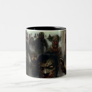 Tasse 2 Couleurs Zombies