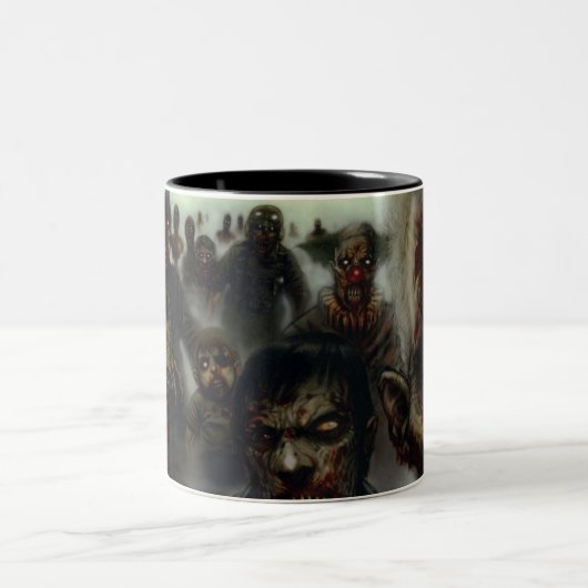 Tasse 2 Couleurs Zombies (Centre)