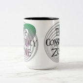 Tasse 2 Couleurs Zone de conspiration (Centre)