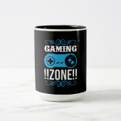 Tasse 2 Couleurs Zone de jeu cadeau Gamer (Centre)