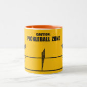 Tasse 2 Couleurs Zone de pickleball (Centre)