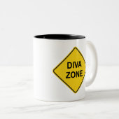 Tasse 2 Couleurs Zone Diva (Devant droit)