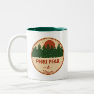 Tasse 2 Couleurs Zone sauvage de Peru Peak Vermont