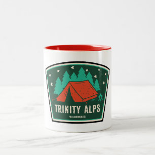 Tasse 2 Couleurs Zone sauvage des Trinity Alps Californie Camping