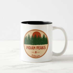 Tasse 2 Couleurs Zone sauvage Indian Peaks Colorado