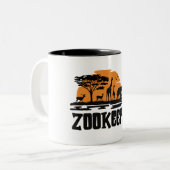 Tasse 2 Couleurs Zookeeper, Zoo Keeper (Devant gauche)